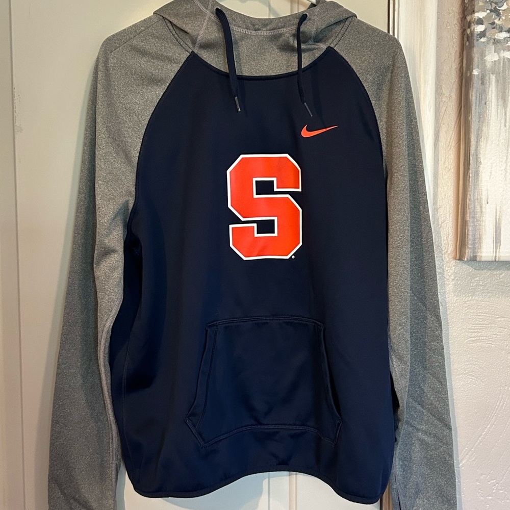 Nike Syracuse University Hoodie Sweatshirt Dri Fit